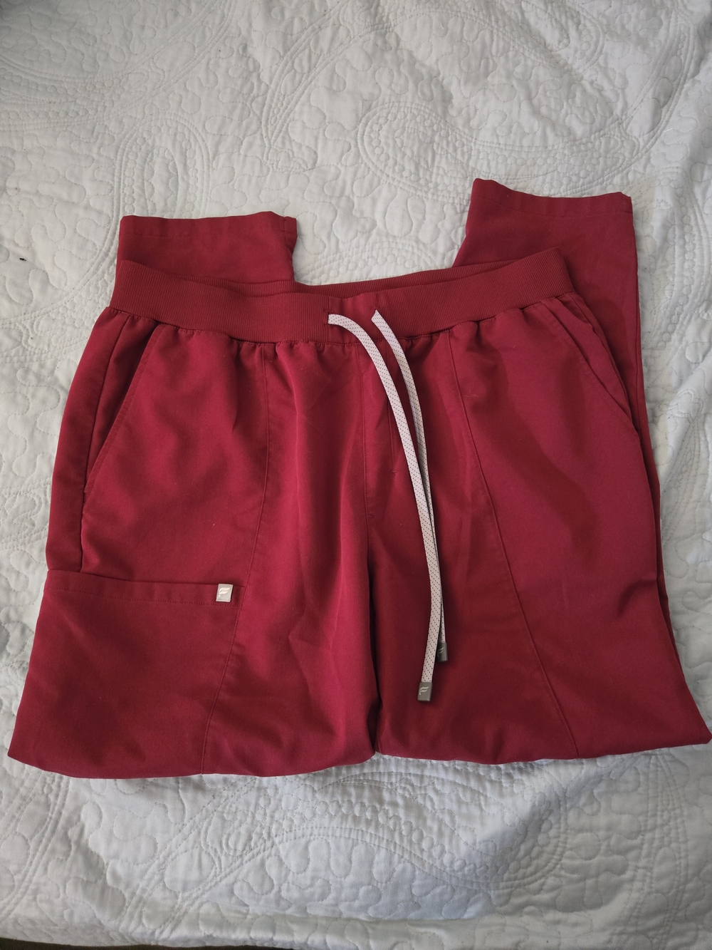 Fabletics Scrub Set Burgundy Color XXL - Picture 7 of 10